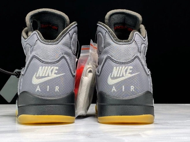 Black CT8480-001 Off-White Jordan x Air 5 1211